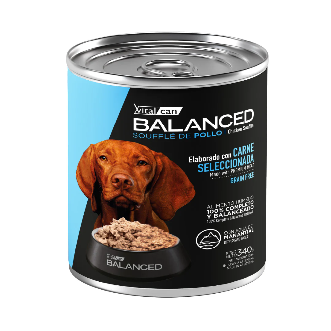 Lata Balanced Perro Adulto Souffle Pollo - Image 2