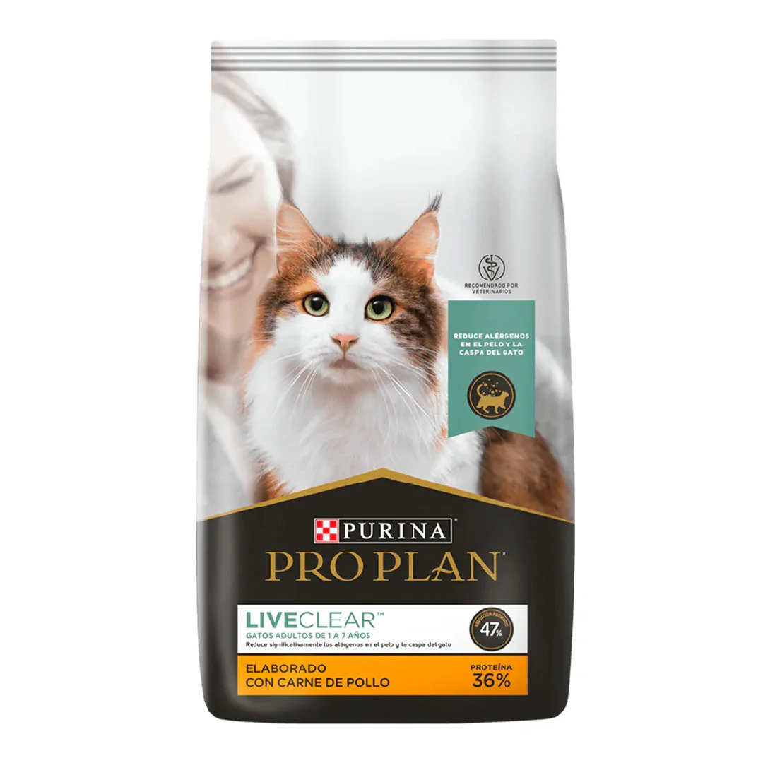 Alimento Pro Plan Gato Adulto Live Clear